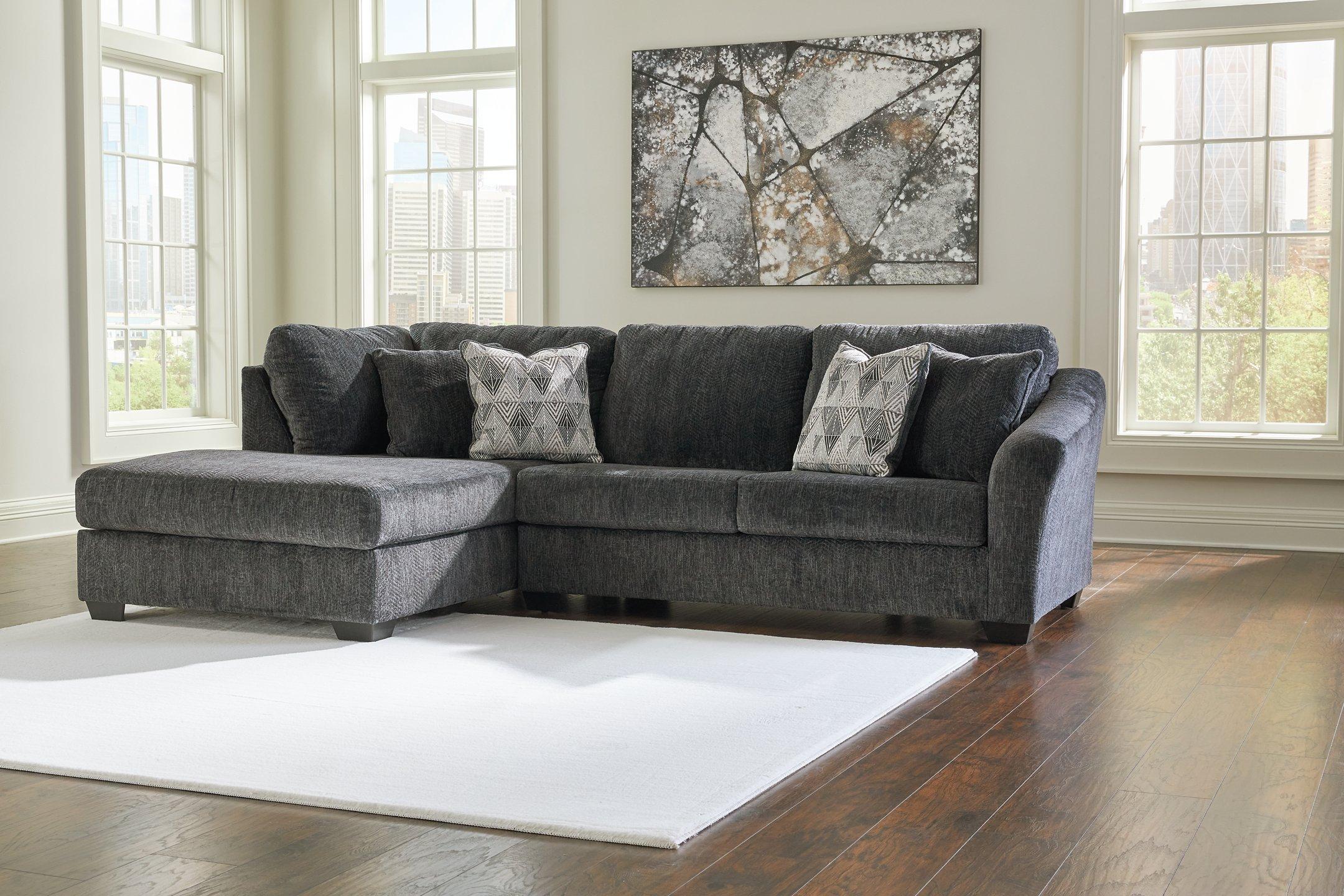 Biddeford 2-Piece Sleeper Sectional with Chaise - Luxury Home Furniture (MI)