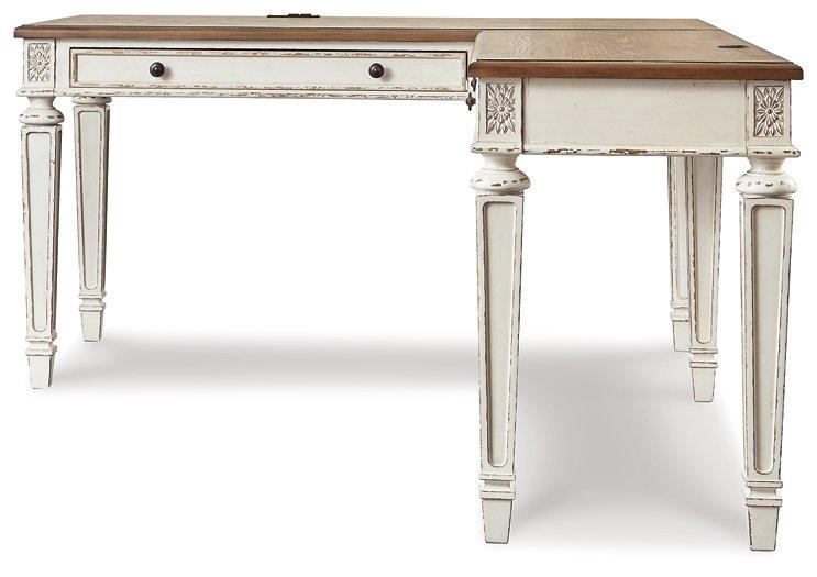Realyn 2-Piece Home Office Lift Top Desk - Luxury Home Furniture (MI)