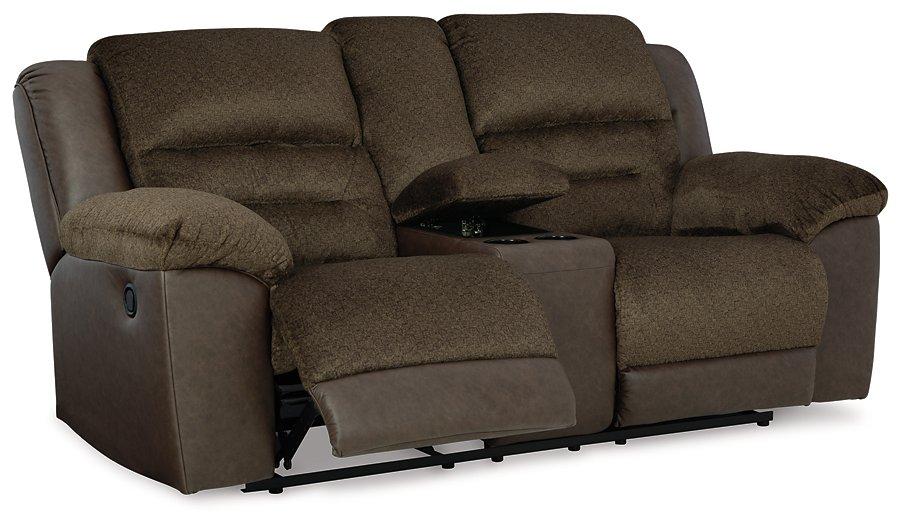 Dorman Reclining Loveseat with Console - Luxury Home Furniture (MI)