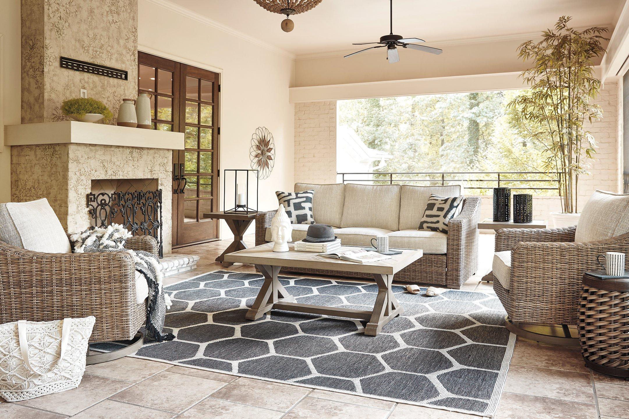 Beachcroft Outdoor Sofa with Cushion - Luxury Home Furniture (MI)