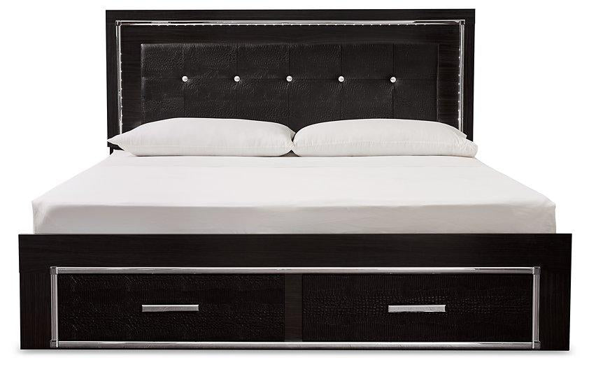 Kaydell Upholstered Bed with Storage - Luxury Home Furniture (MI)