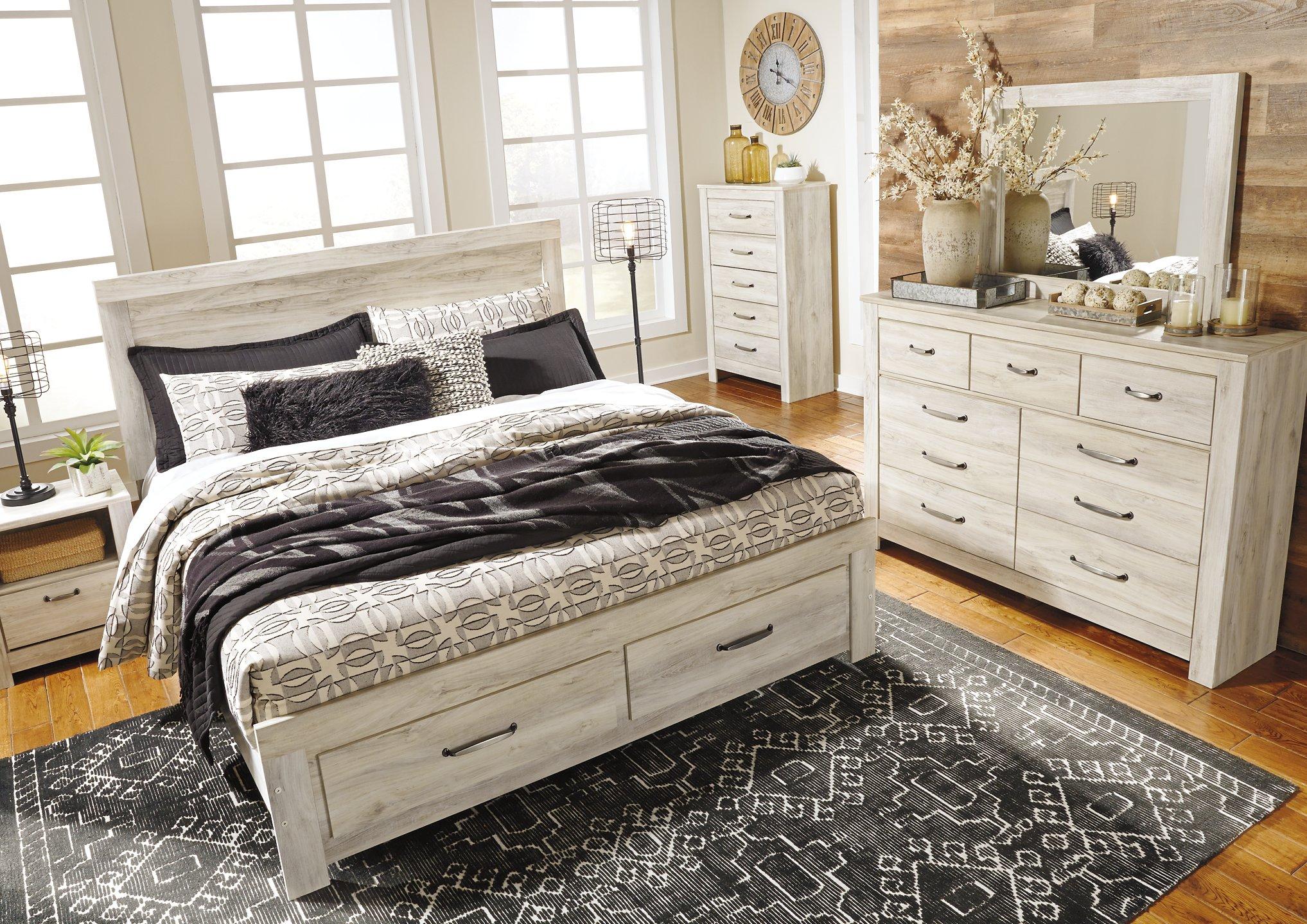 Bellaby Bed with 2 Storage Drawers - Luxury Home Furniture (MI)