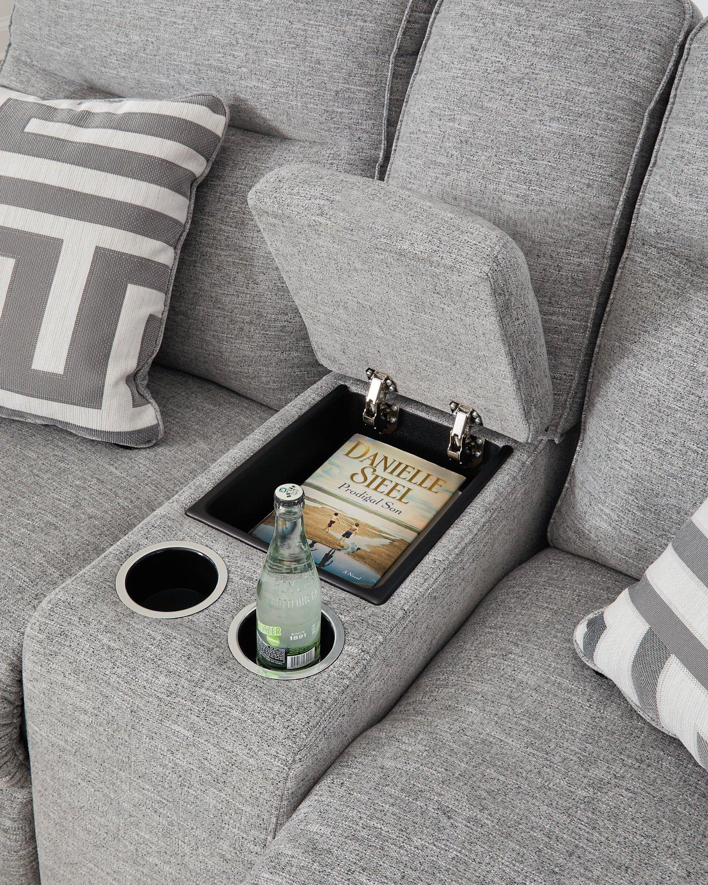 Biscoe Power Reclining Loveseat - Luxury Home Furniture (MI)