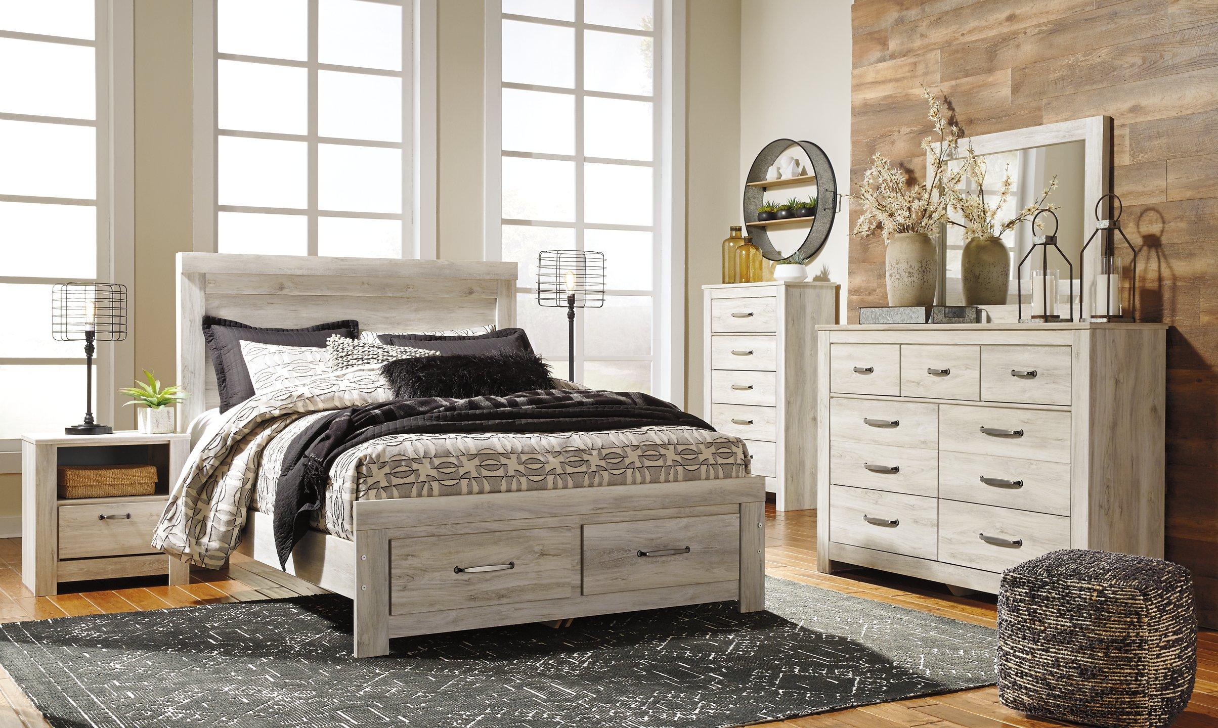 Bellaby Bed with 2 Storage Drawers - Luxury Home Furniture (MI)