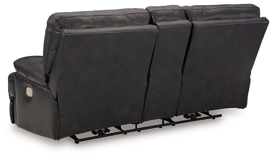Mountainous Power Reclining Loveseat - Luxury Home Furniture (MI)