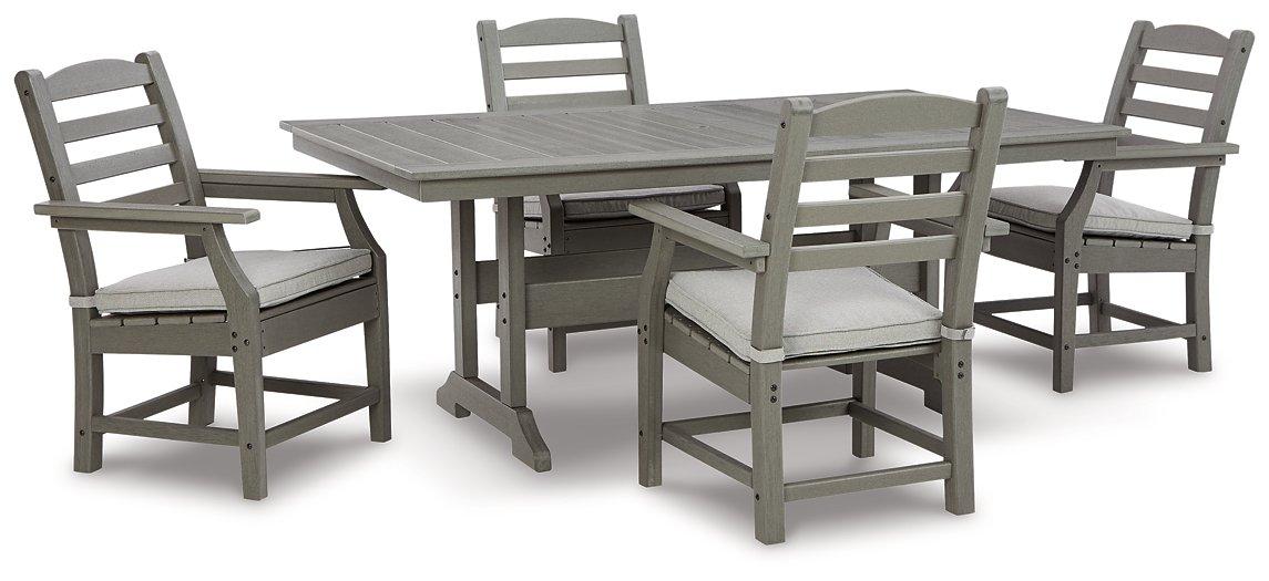 Visola Outdoor Dining Table with 4 Chairs - Luxury Home Furniture (MI)