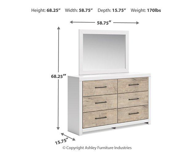 Charbitt Dresser and Mirror - Luxury Home Furniture (MI)