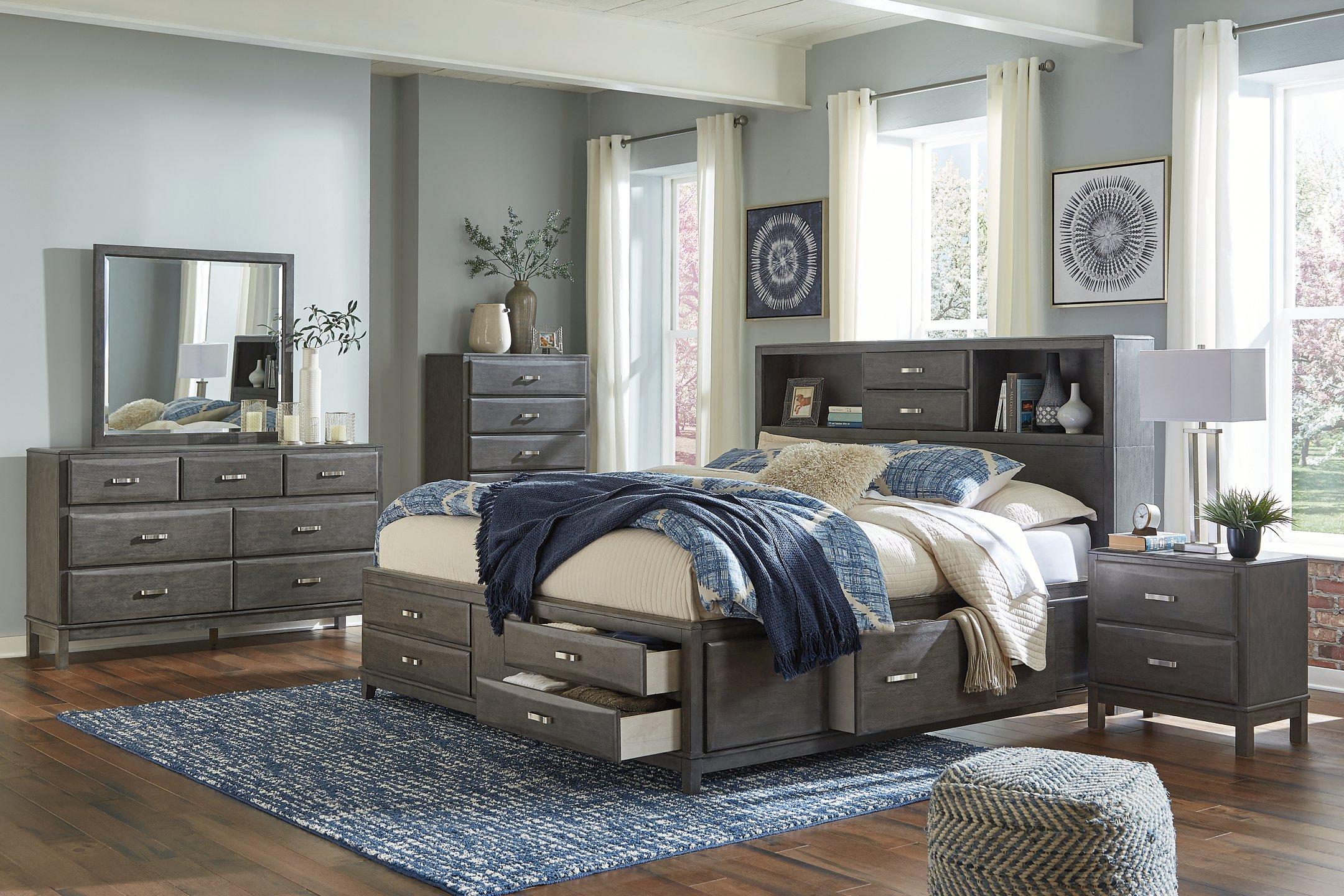 Caitbrook Storage Bed with 8 Drawers - Luxury Home Furniture (MI)