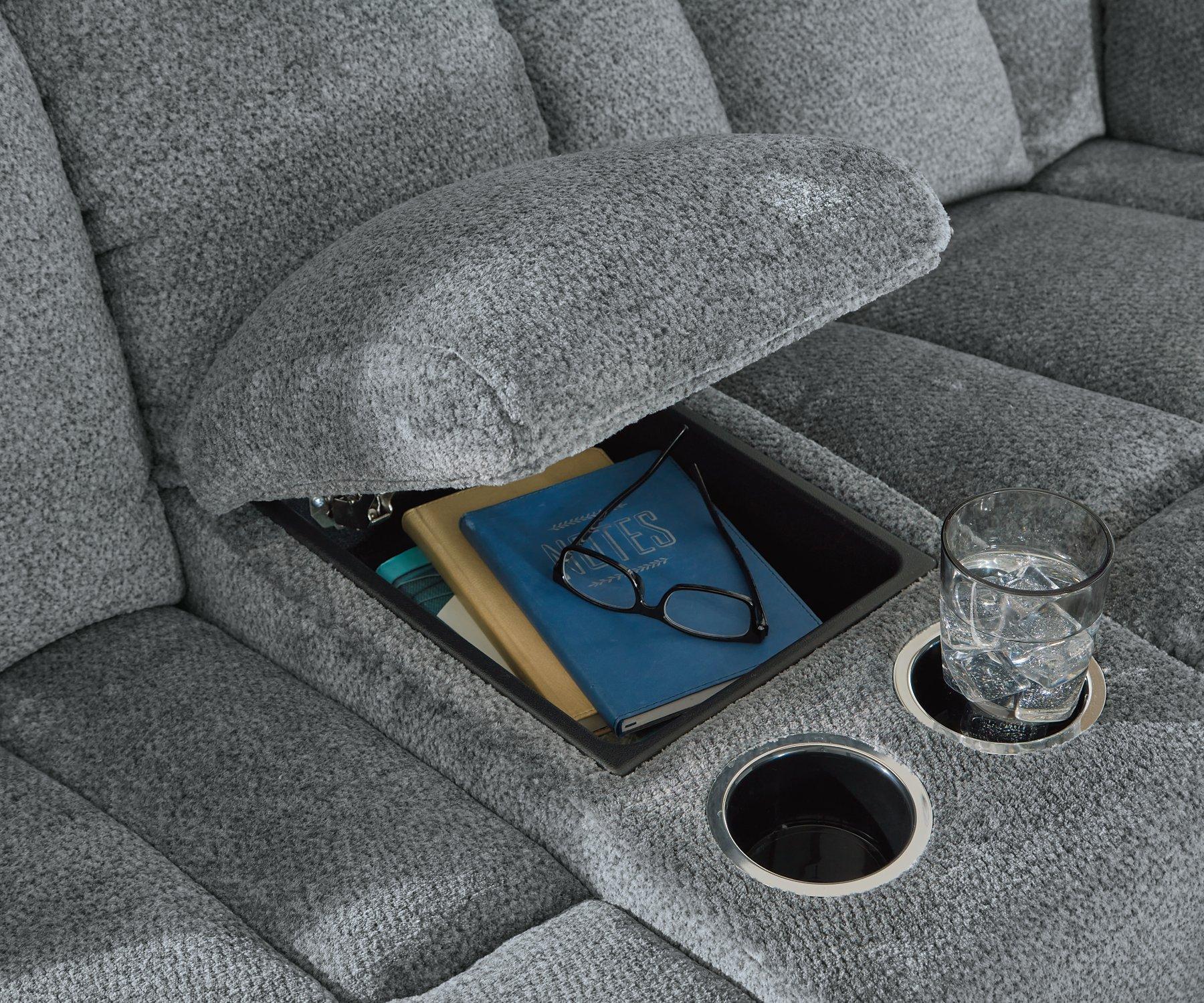 Tip-Off Power Reclining Loveseat - Luxury Home Furniture (MI)