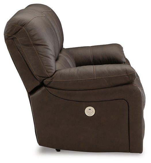Leesworth Power Reclining Loveseat - Luxury Home Furniture (MI)