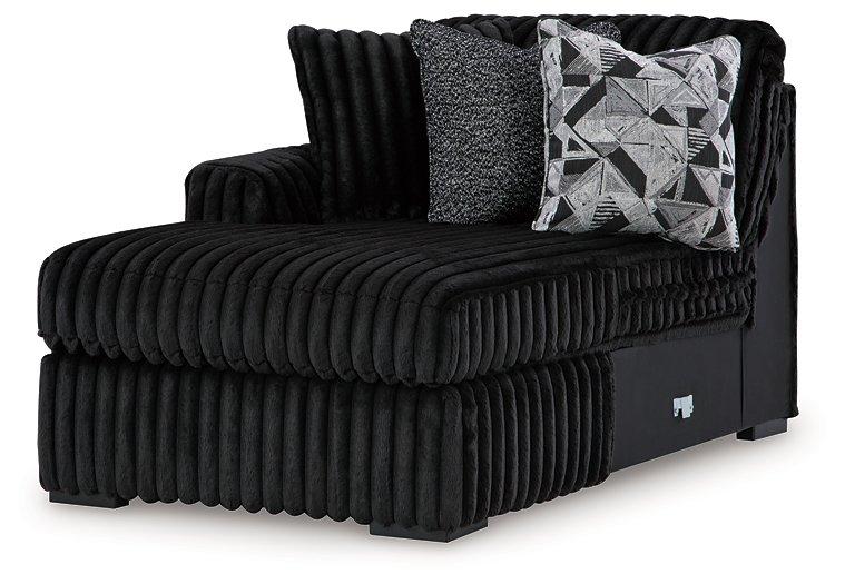 Midnight-Madness Sectional with Chaise - Luxury Home Furniture (MI)
