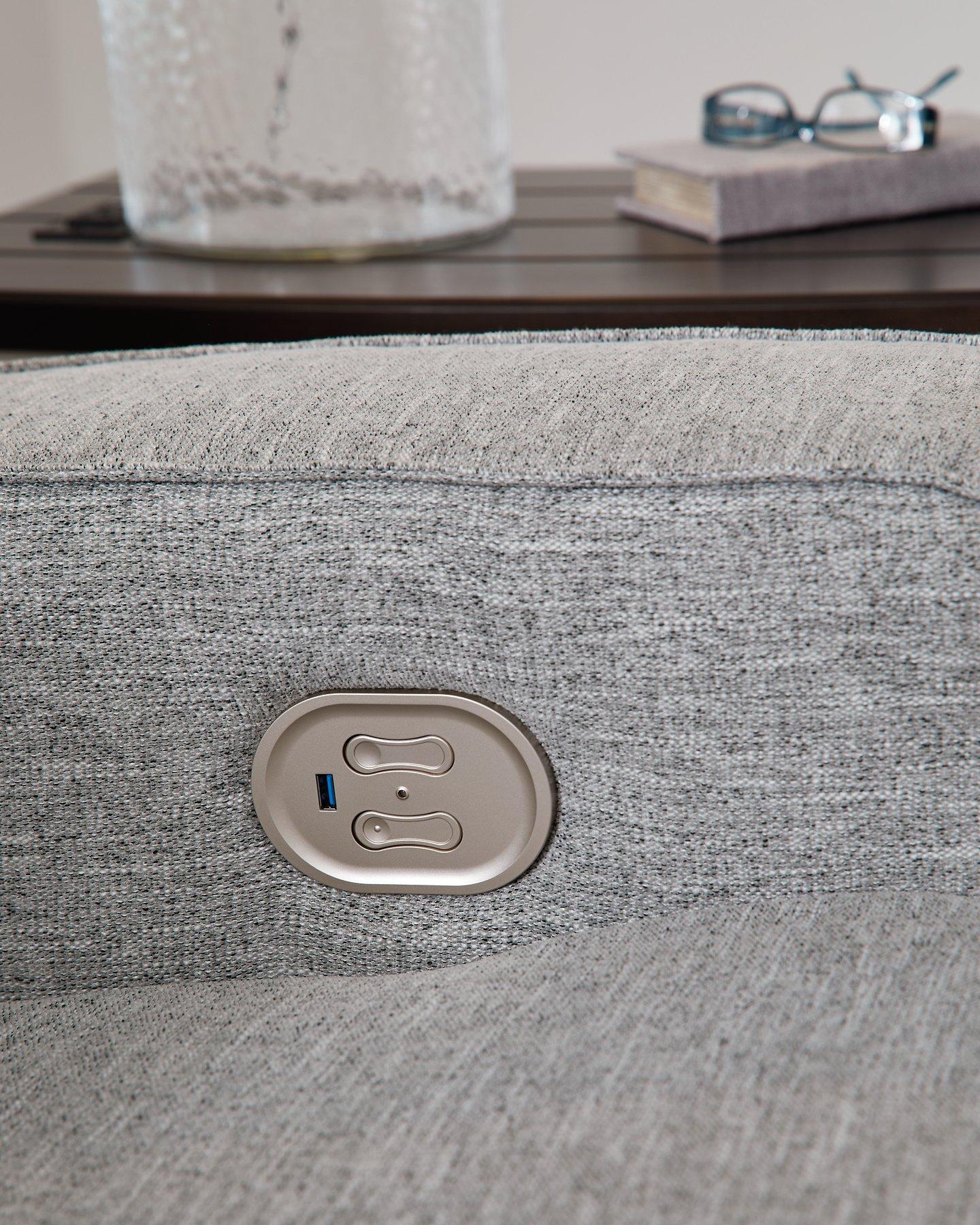 Biscoe Power Reclining Loveseat - Luxury Home Furniture (MI)