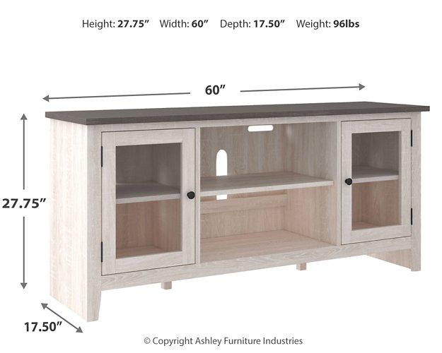 Dorrinson 60" TV Stand with Electric Fireplace - Luxury Home Furniture (MI)