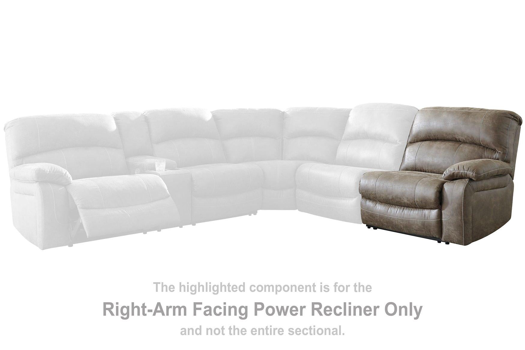 Segburg Power Reclining Sectional - Luxury Home Furniture (MI)