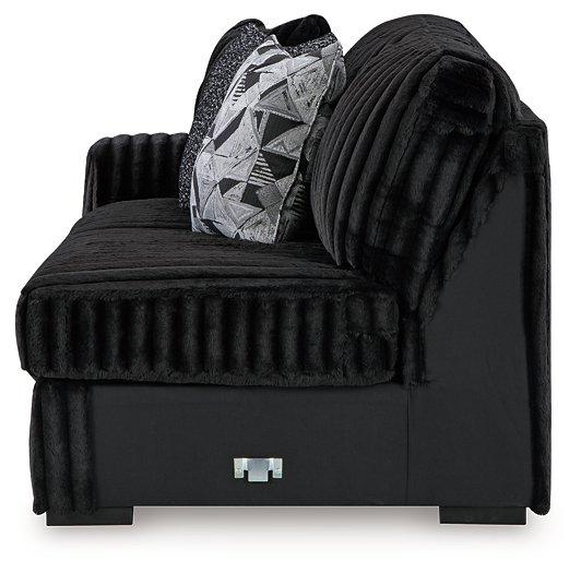 Midnight-Madness Sectional with Chaise - Luxury Home Furniture (MI)
