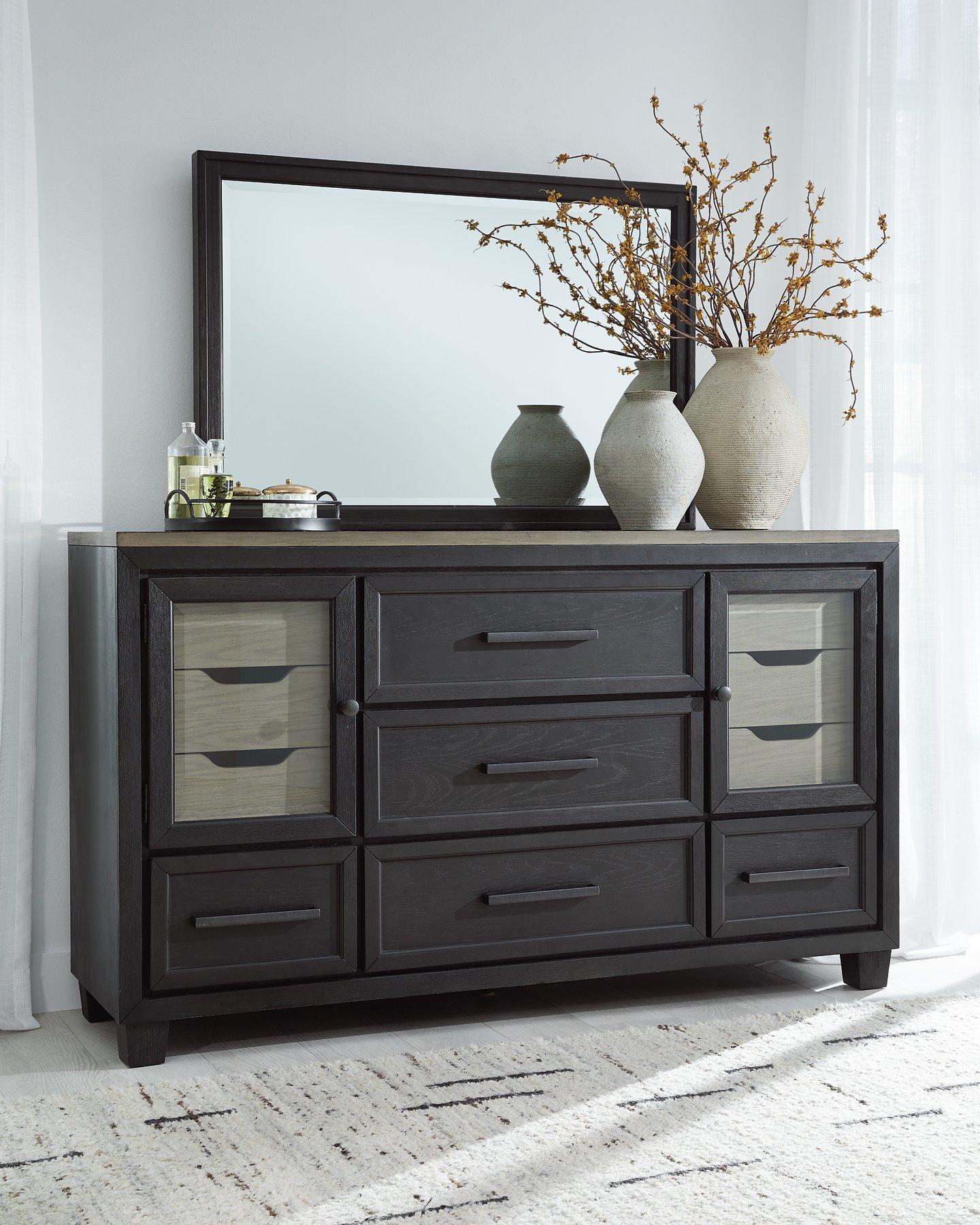 Foyland Dresser and Mirror - Luxury Home Furniture (MI)