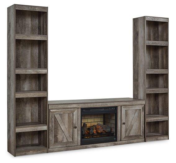 Wynnlow 3-Piece Entertainment Center with Electric Fireplace - Luxury Home Furniture (MI)