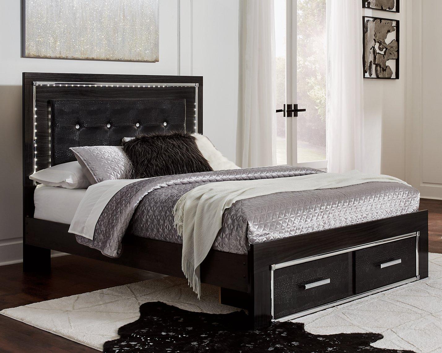 Kaydell Upholstered Bed with Storage - Luxury Home Furniture (MI)