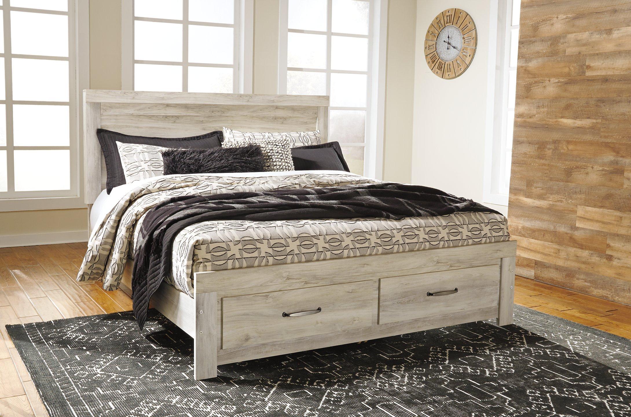 Bellaby Bed with 2 Storage Drawers - Luxury Home Furniture (MI)