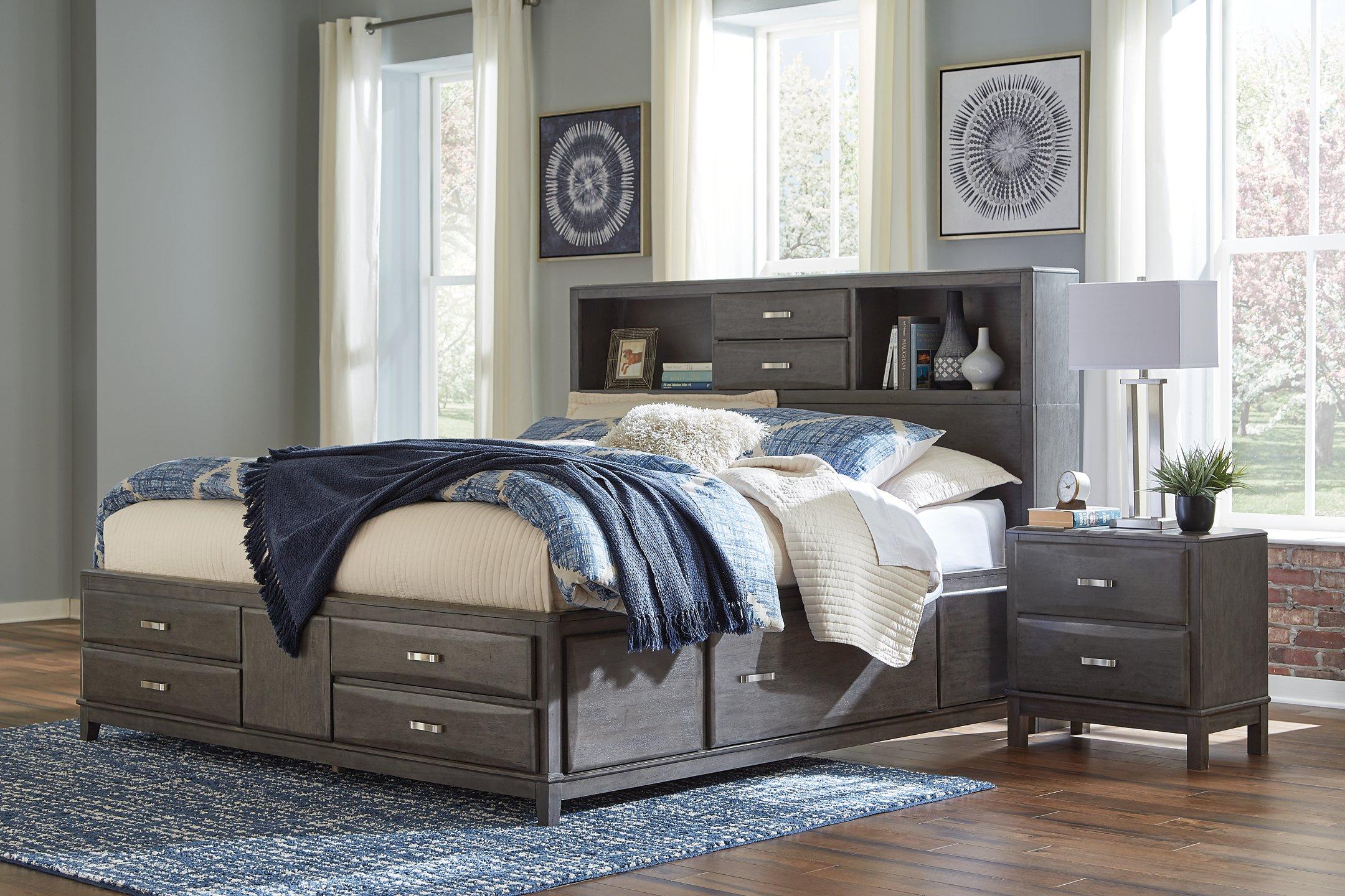 Caitbrook Storage Bed with 8 Drawers - Luxury Home Furniture (MI)