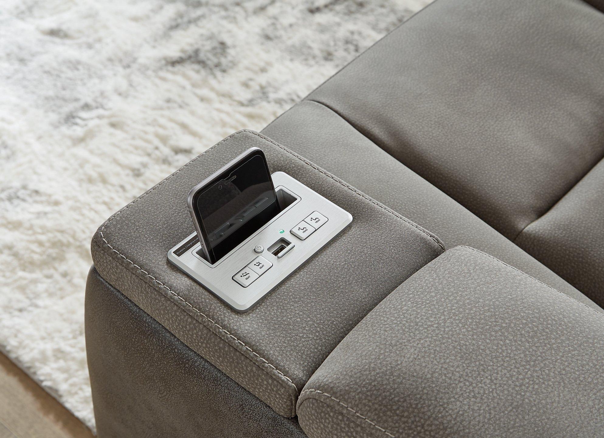 Next-Gen DuraPella Power Reclining Loveseat with Console - Luxury Home Furniture (MI)
