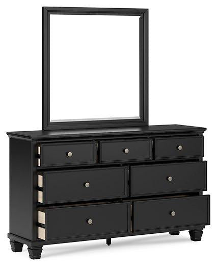 Lanolee Dresser and Mirror - Luxury Home Furniture (MI)
