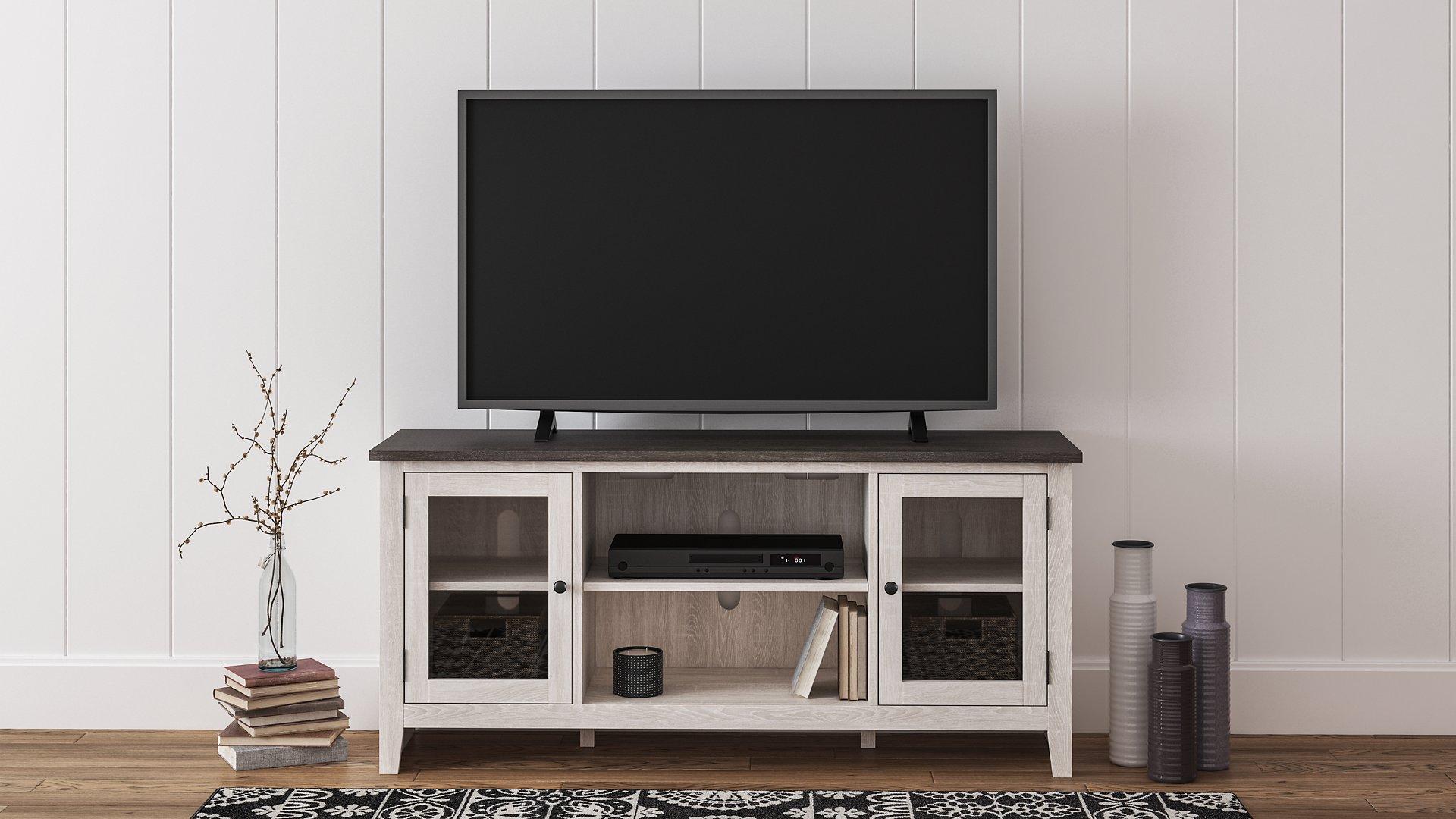 Dorrinson 60" TV Stand with Electric Fireplace - Luxury Home Furniture (MI)