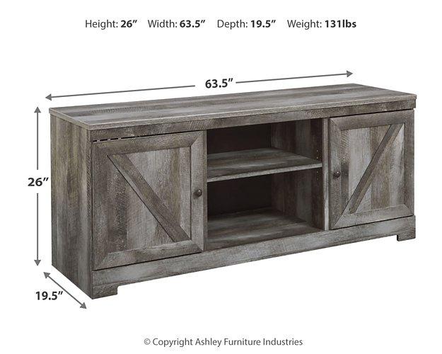 Wynnlow 63" TV Stand with Electric Fireplace - Luxury Home Furniture (MI)