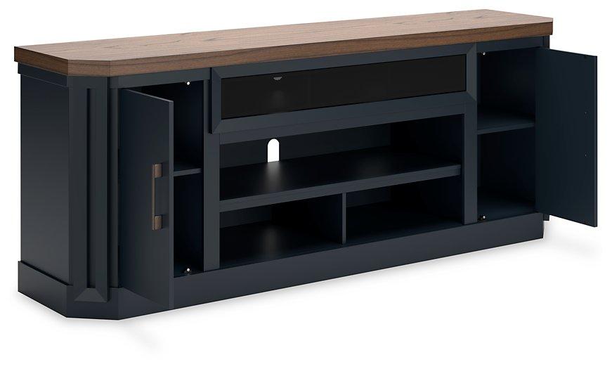 Landocken 83" TV Stand with Electric Fireplace - Luxury Home Furniture (MI)