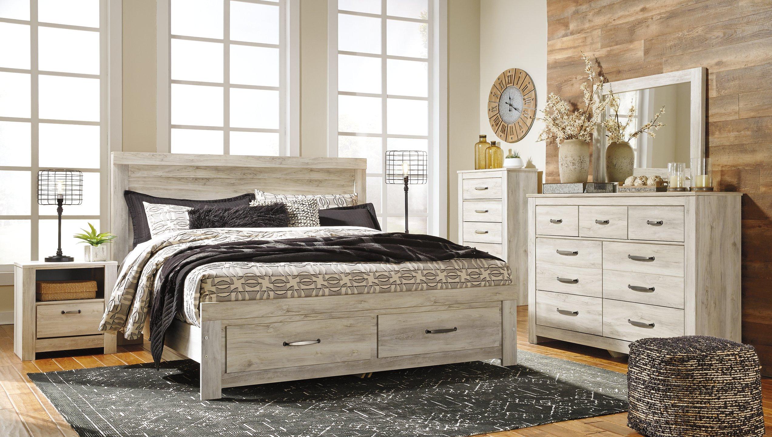 Bellaby Bed with 2 Storage Drawers - Luxury Home Furniture (MI)