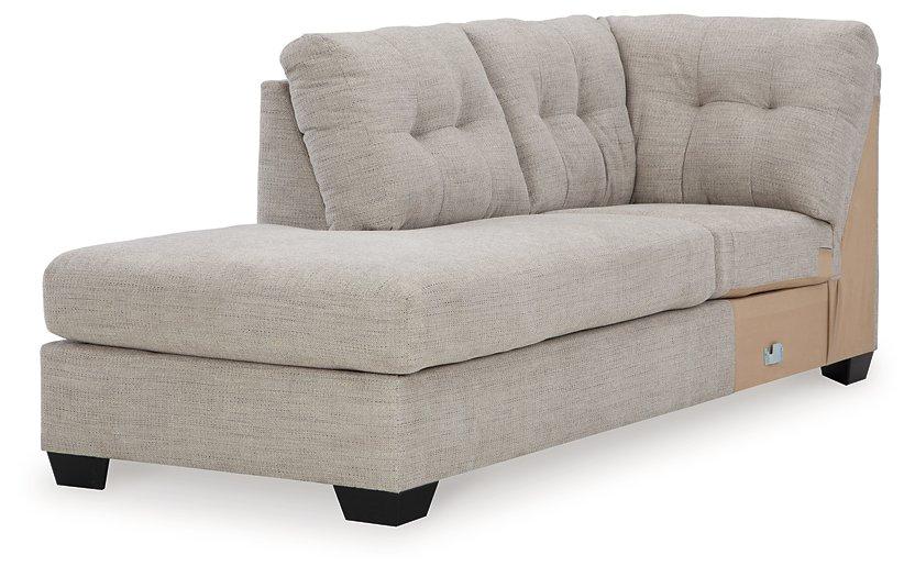 Mahoney 2-Piece Sleeper Sectional with Chaise - Luxury Home Furniture (MI)