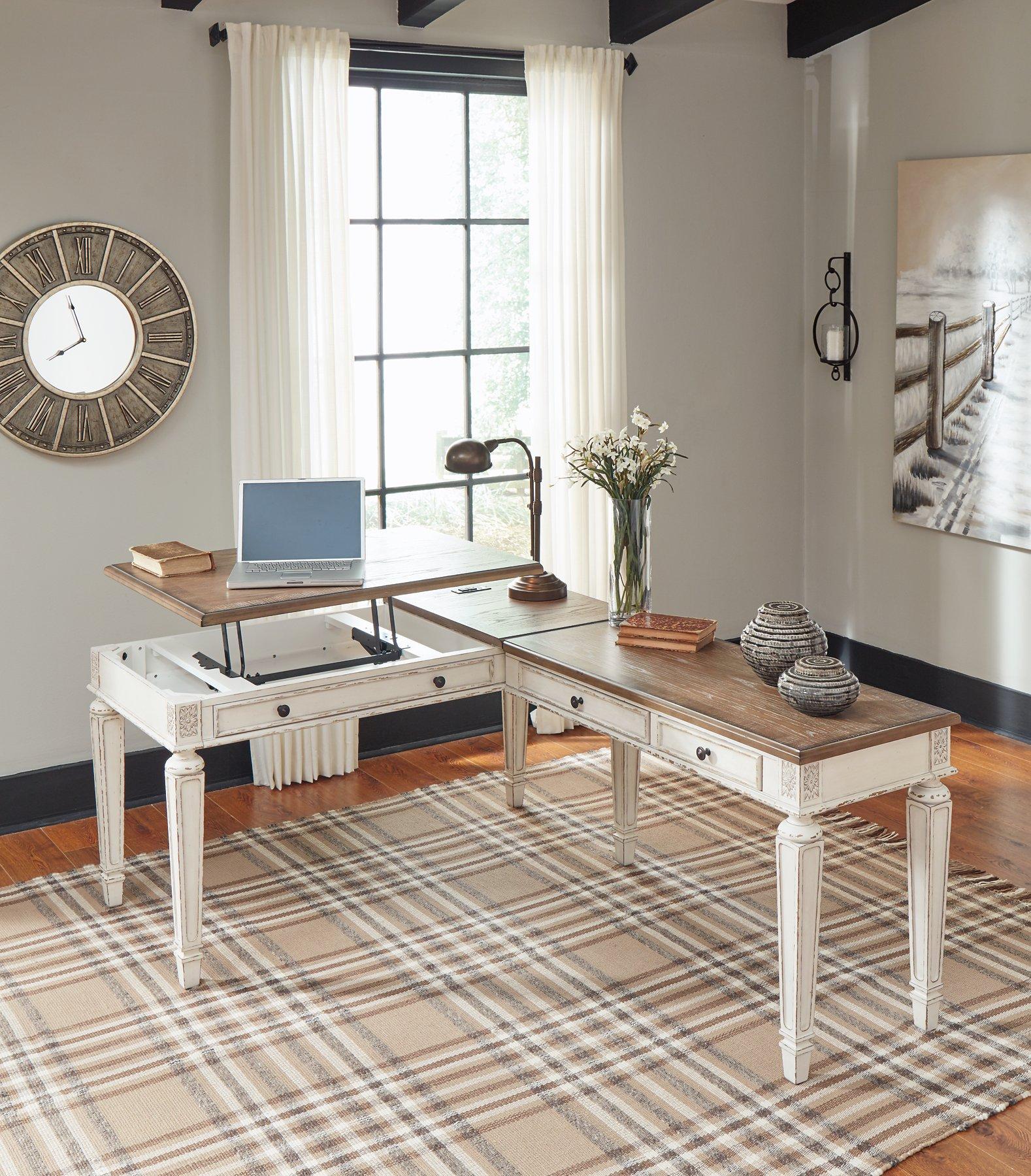 Realyn Home Office Lift Top Desk - Luxury Home Furniture (MI)