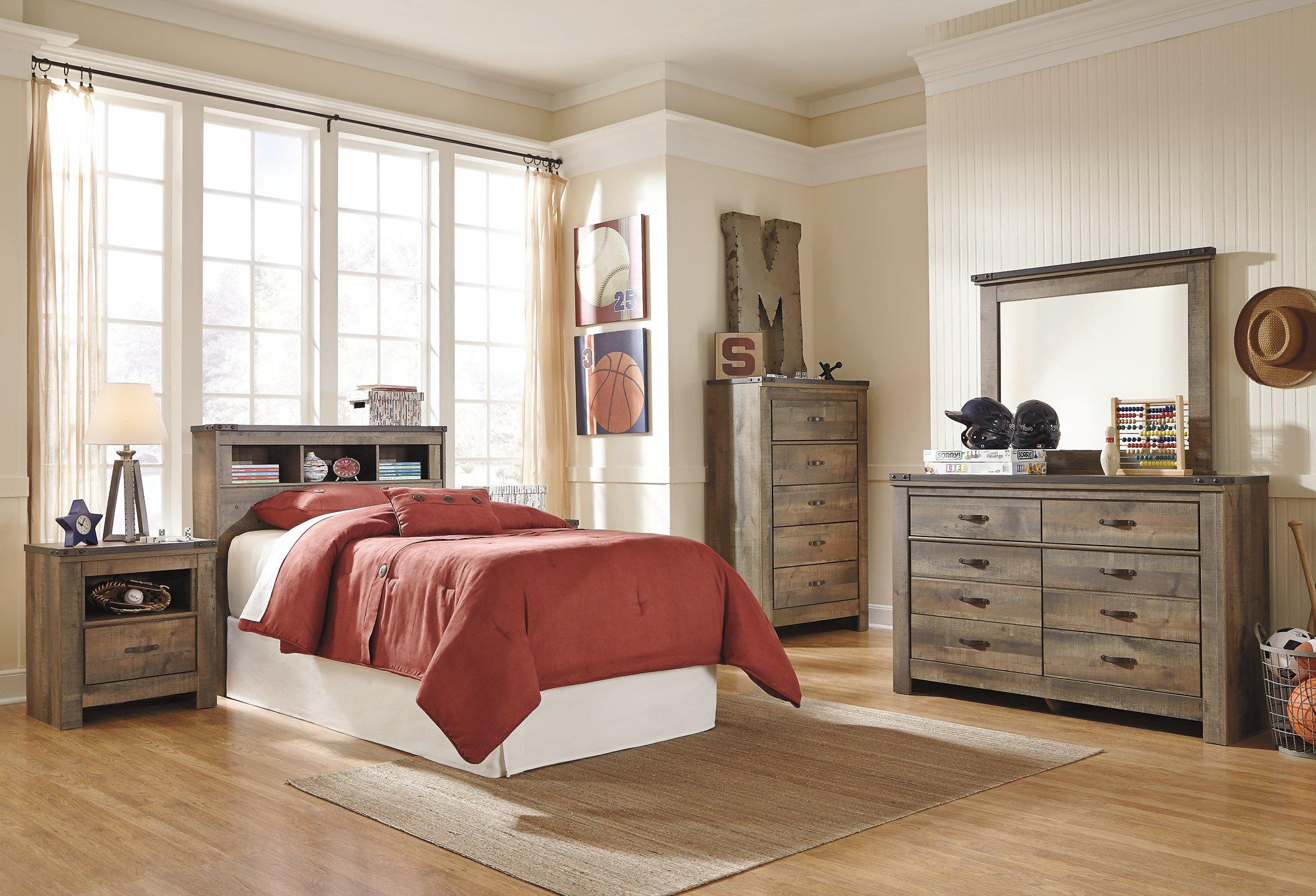 Trinell Youth Bed with 2 Storage Drawers - Luxury Home Furniture (MI)