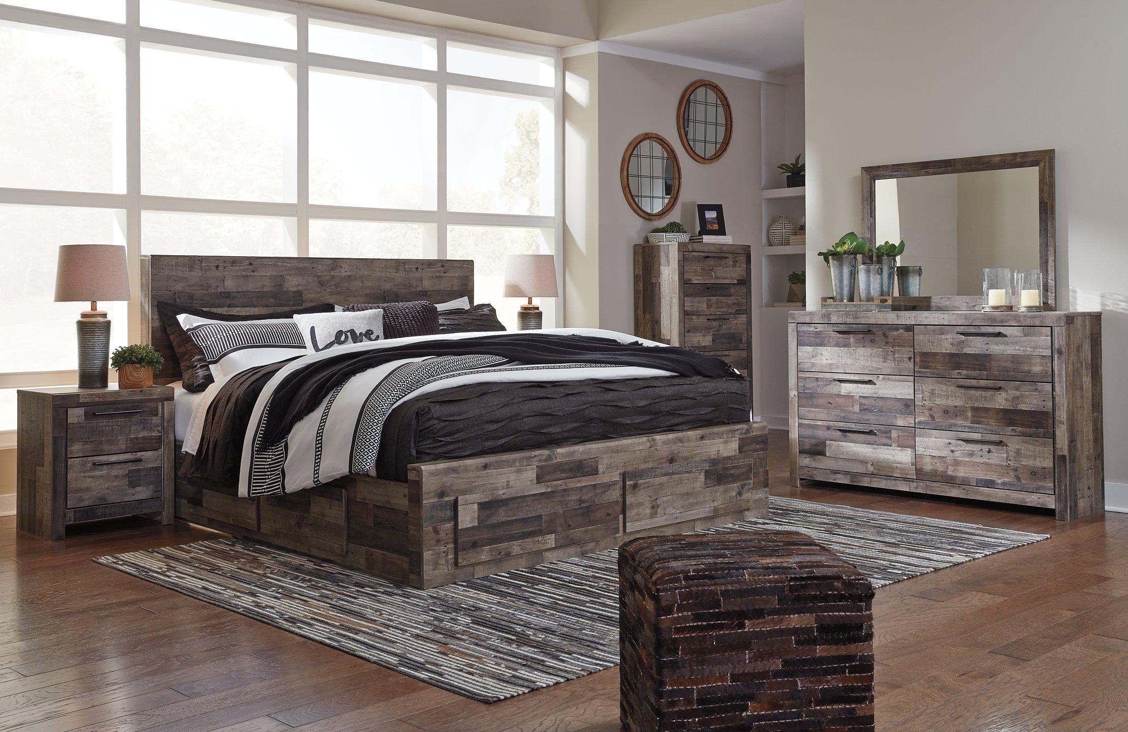 Derekson Bed with 6 Storage Drawers - Luxury Home Furniture (MI)