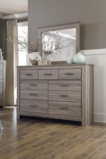Zelen Dresser and Mirror - Luxury Home Furniture (MI)