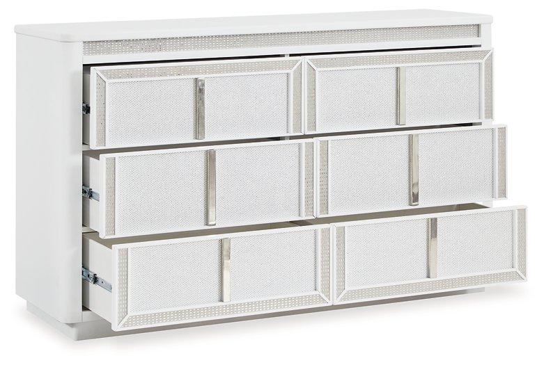 Chalanna Dresser and Mirror - Luxury Home Furniture (MI)