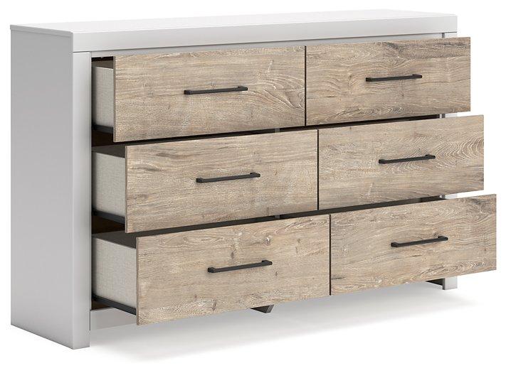 Charbitt Dresser and Mirror - Luxury Home Furniture (MI)