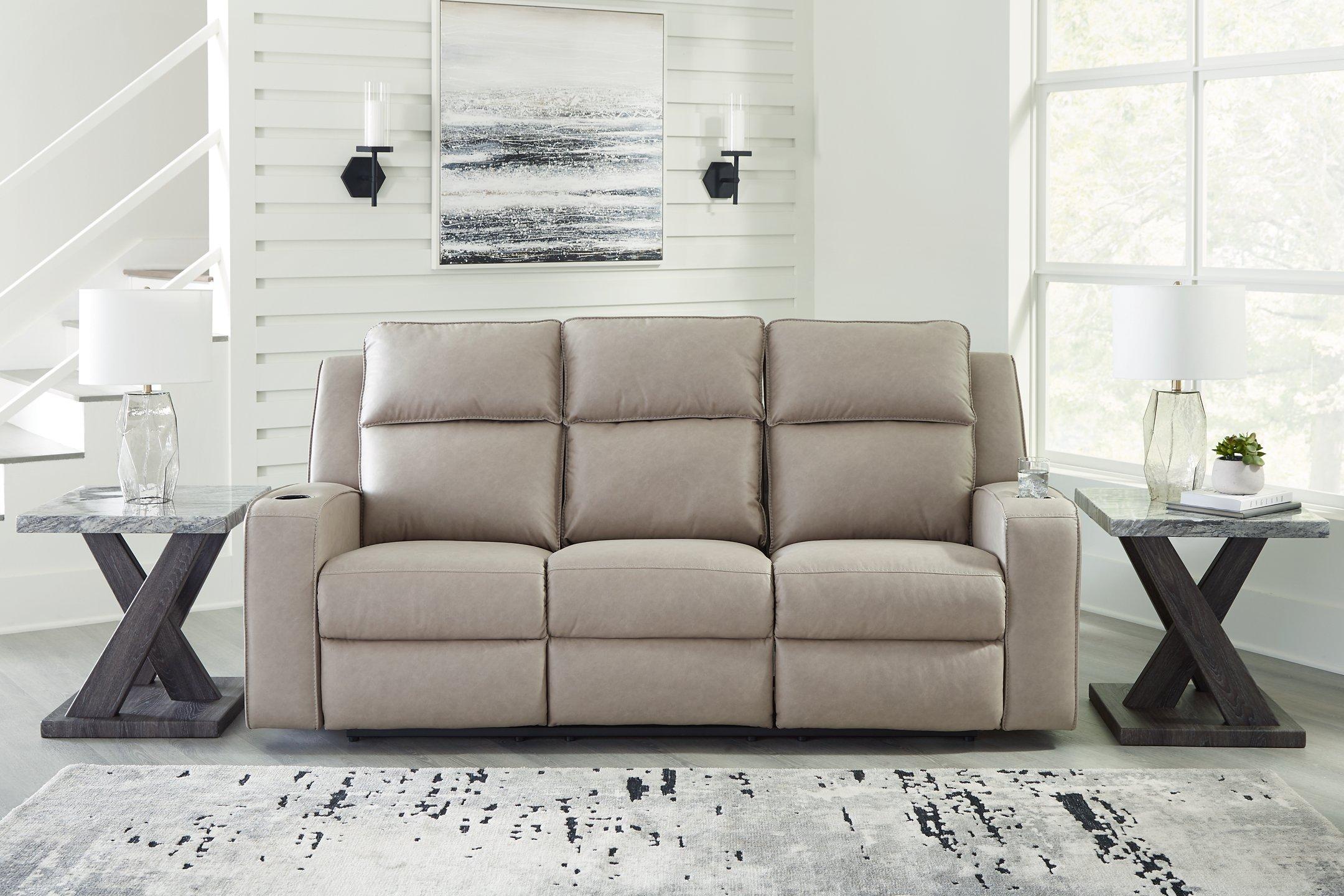 Lavenhorne Reclining Sofa with Drop Down Table - Luxury Home Furniture (MI)