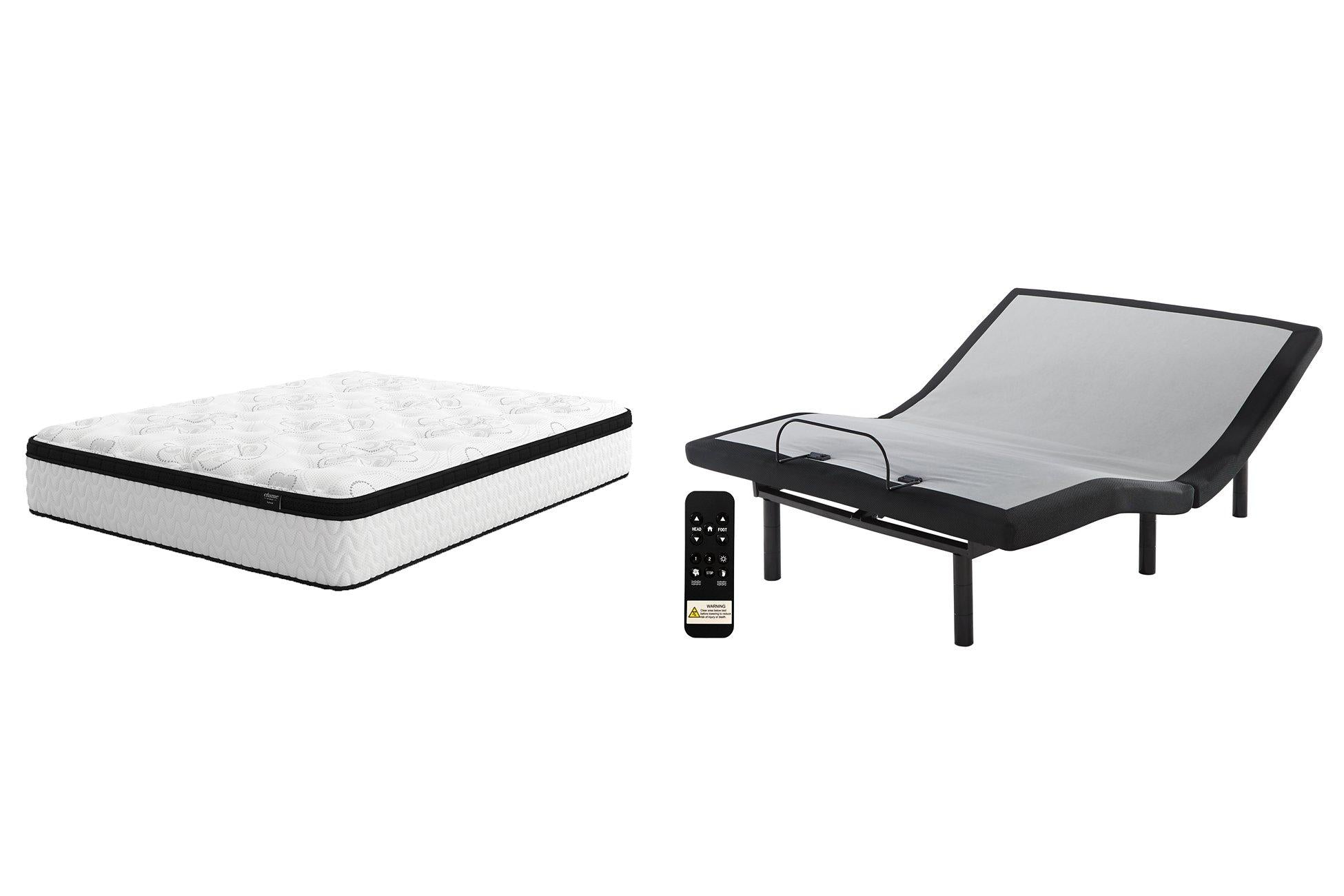 Chime 12 Inch Hybrid Mattress Set - Luxury Home Furniture (MI)