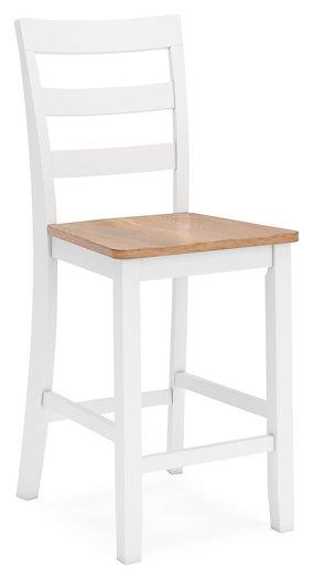 Gesthaven Counter Height Dining Table and 4 Barstools (Set of 5) - Luxury Home Furniture (MI)
