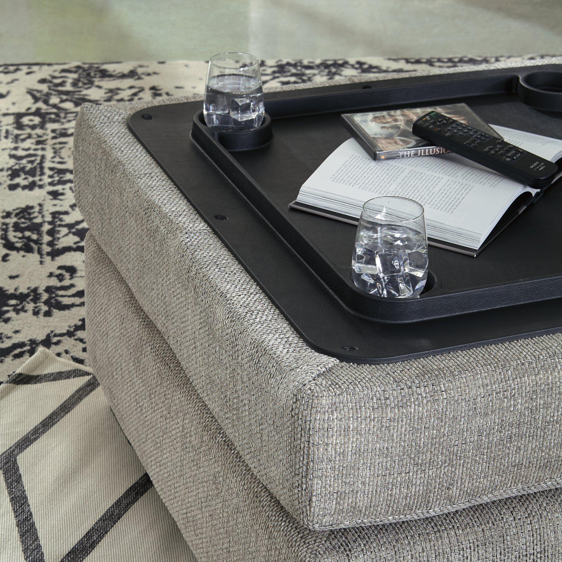 Megginson Ottoman With Storage - Luxury Home Furniture (MI)
