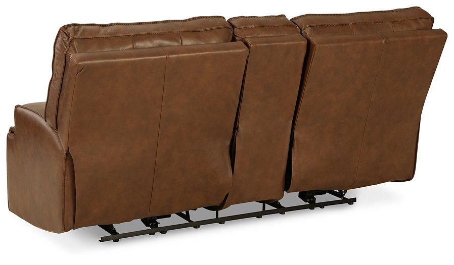 Francesca Power Reclining Loveseat with Console - Luxury Home Furniture (MI)