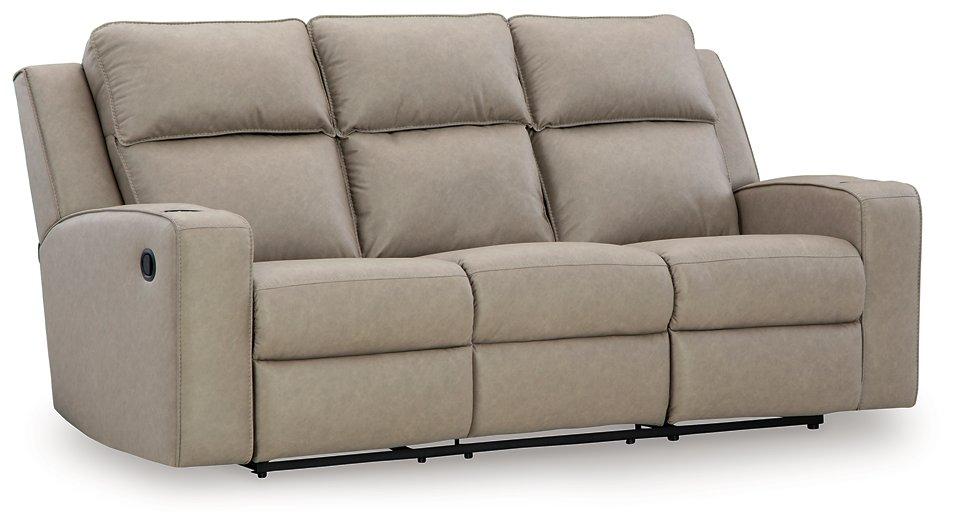 Lavenhorne Reclining Sofa with Drop Down Table - Luxury Home Furniture (MI)