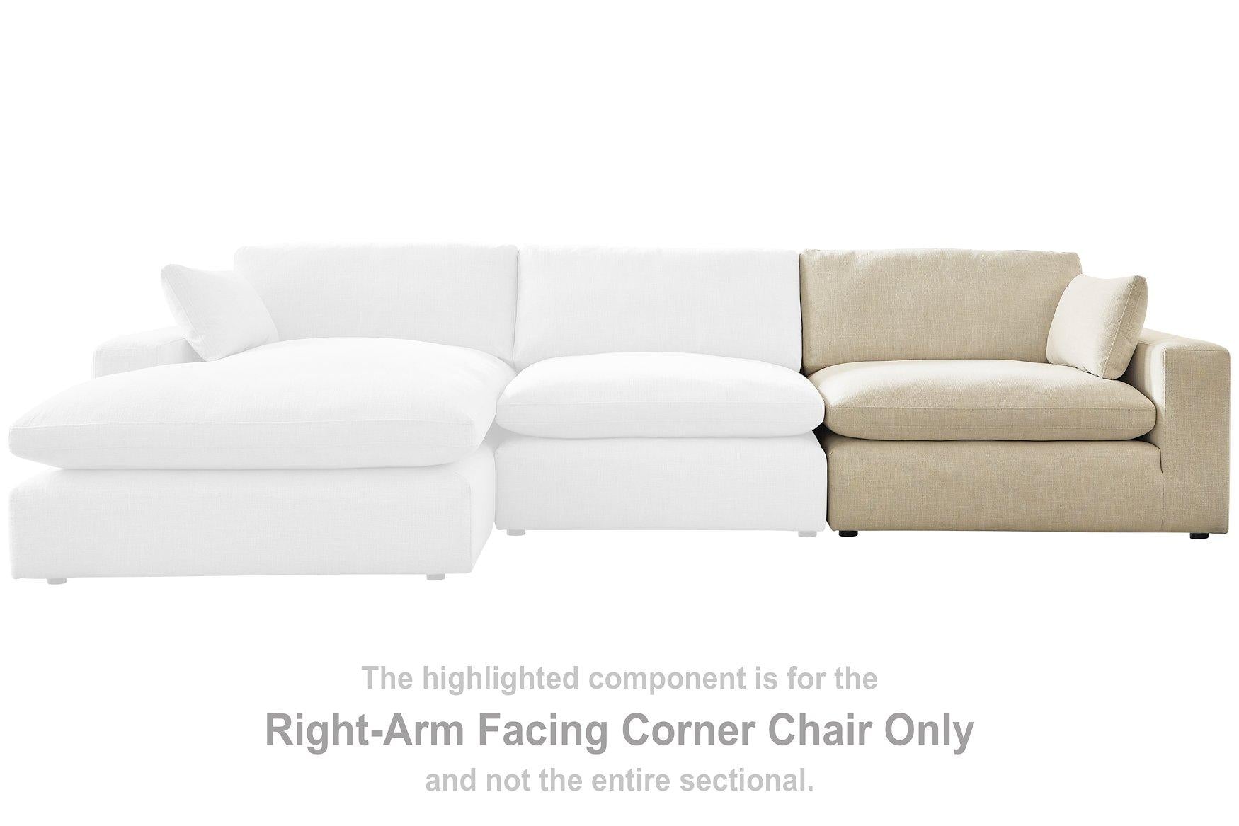 Elyza Sectional with Chaise - Luxury Home Furniture (MI)