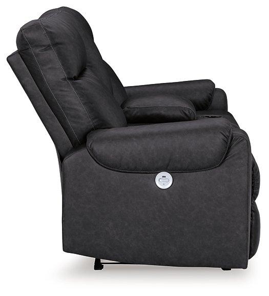 Axtellton Power Reclining Loveseat with Console - Luxury Home Furniture (MI)