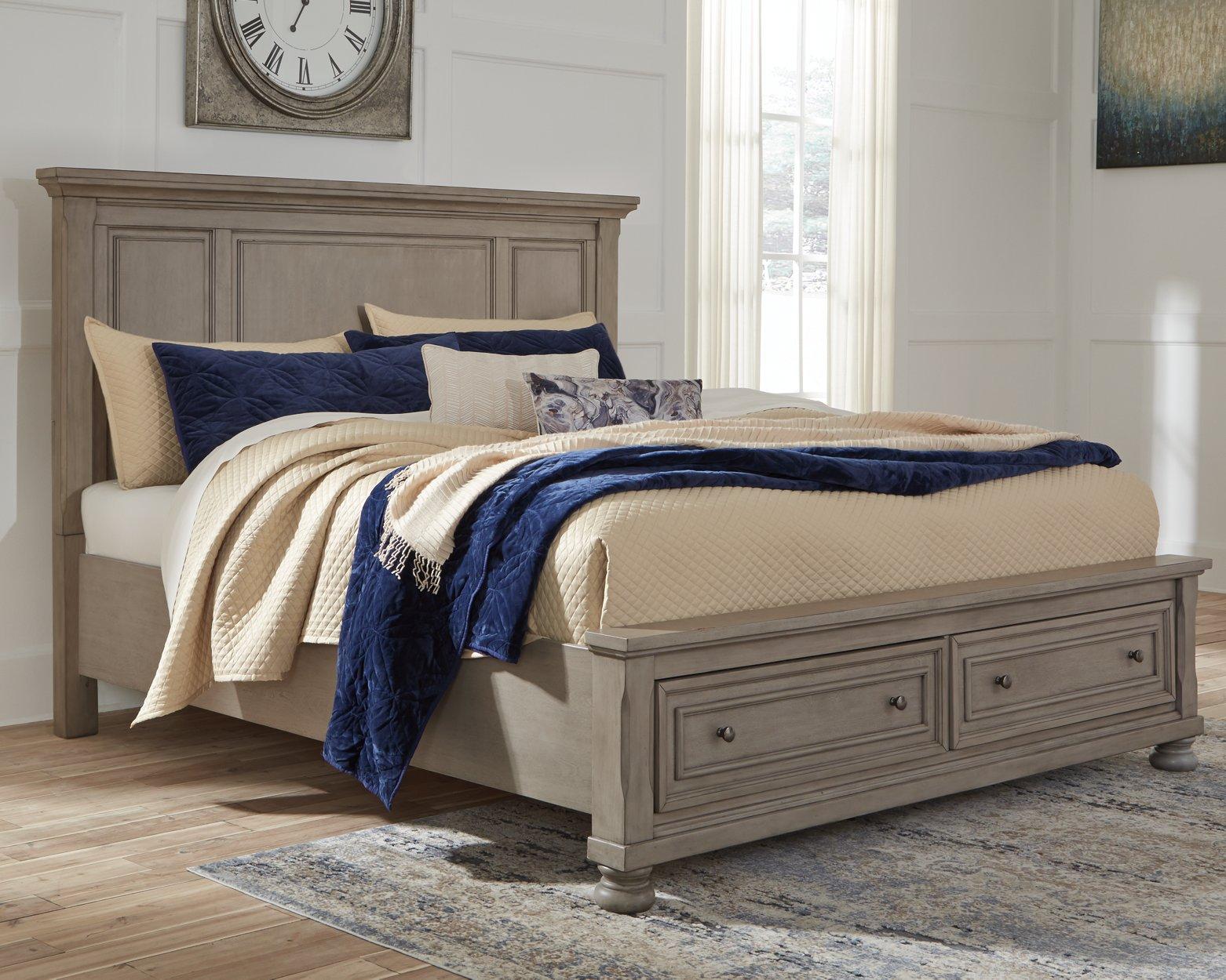 Lettner Panel Storage Bed - Luxury Home Furniture (MI)