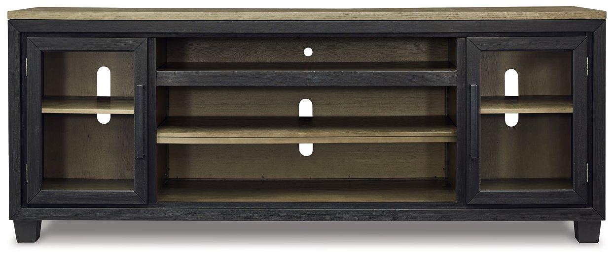 Foyland 83" TV Stand with Electric Fireplace - Luxury Home Furniture (MI)