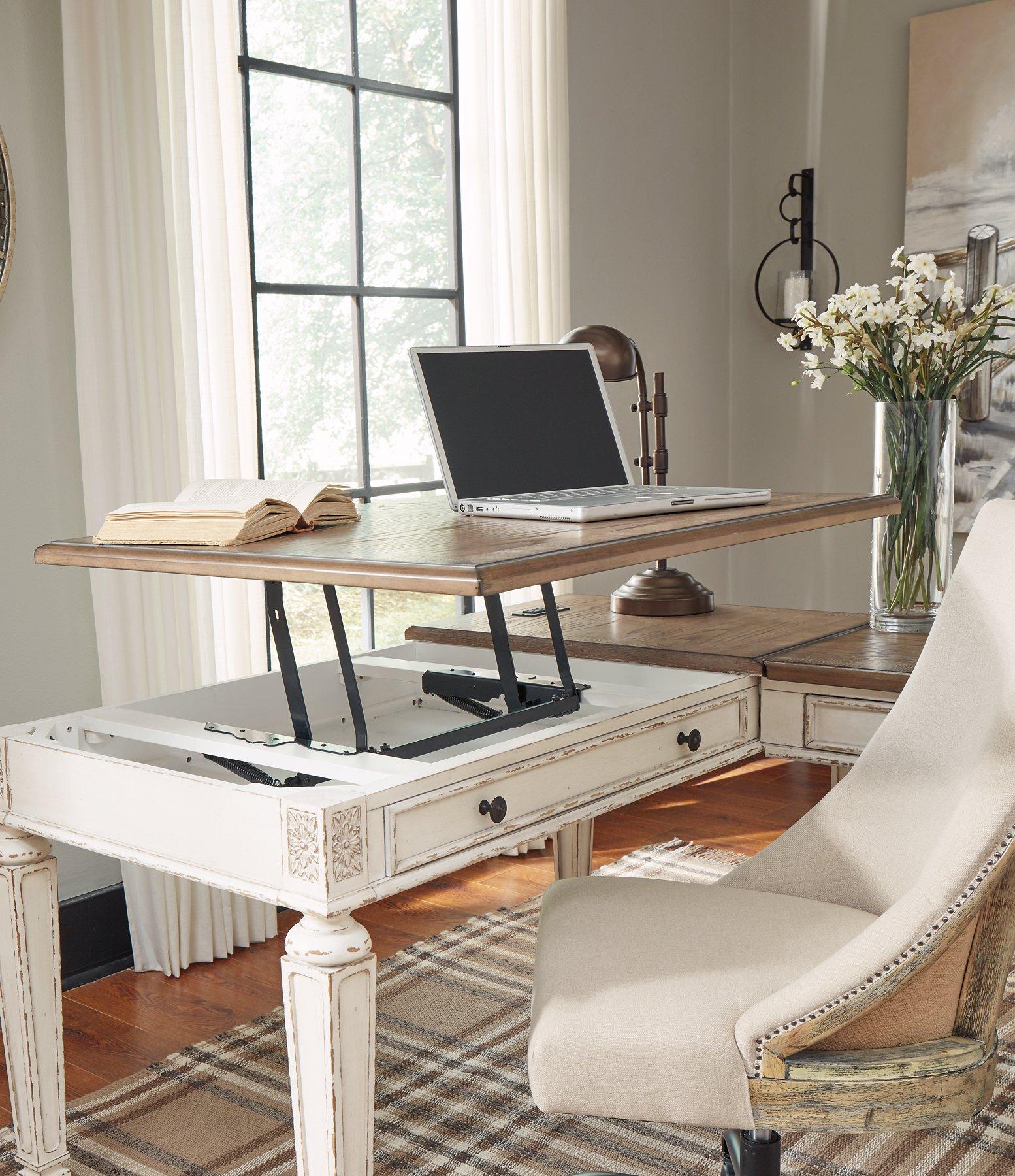 Realyn Home Office Lift Top Desk - Luxury Home Furniture (MI)