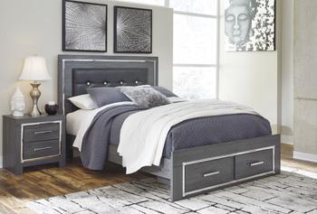 Lodanna Bed with 2 Storage Drawers - Luxury Home Furniture (MI)