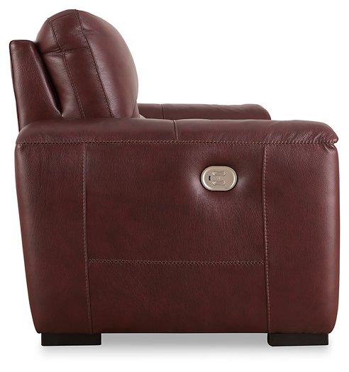 Alessandro Power Reclining Loveseat with Console - Luxury Home Furniture (MI)